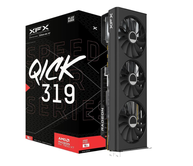 XFX Radeon RX 7800 XT SPEEDSTER QICK319 CR 16GB GDDR6